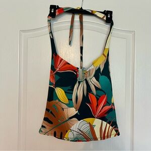 CALIA by Carrie Underwood Multicolor Tropical Tank Top
